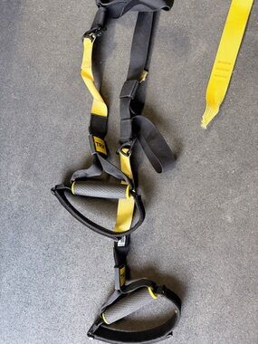TRX Yellow and Black Suspension Trainer Straps for Men